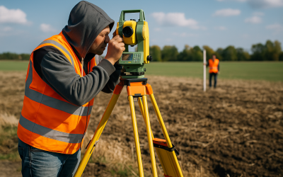 Specjalista geodezyjny podczas budowy – {kiedy jego pomoc jest niezbędna